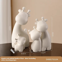 Cat, Bunny, Deer, Elephant Companions Figurine