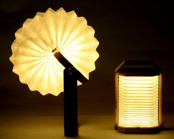 Creative Wooden Hand Lamp Interior Decoration