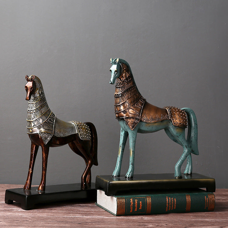 Decorative Bronze War Horse Ornaments