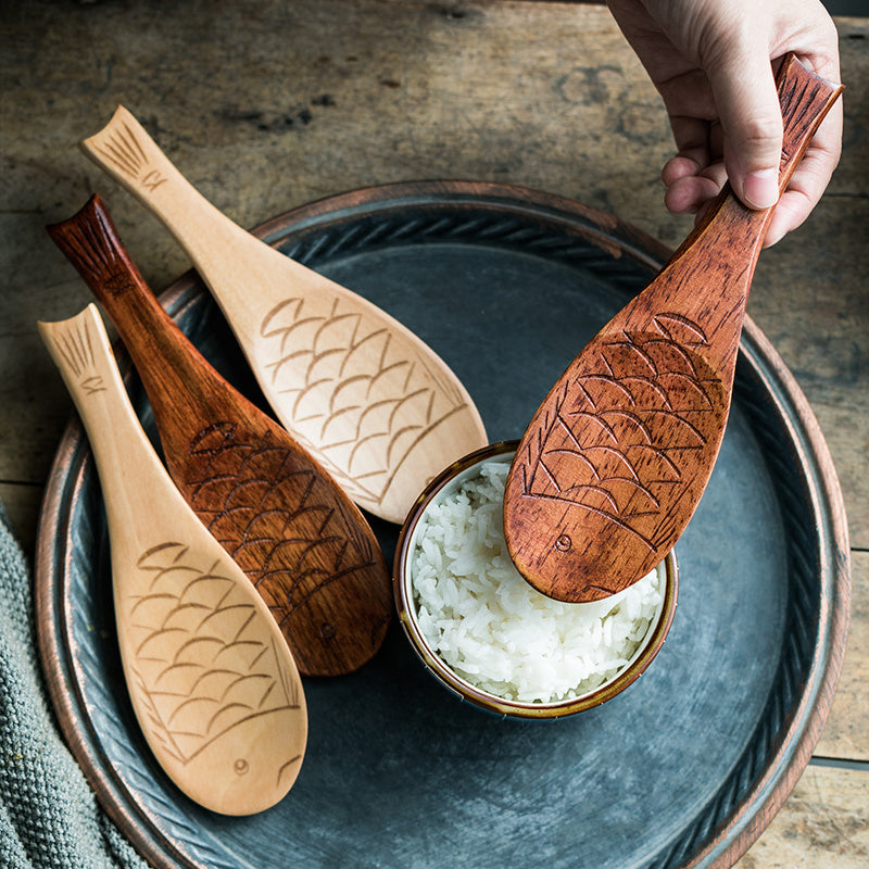 Non-stick Wooden Rice Spoon