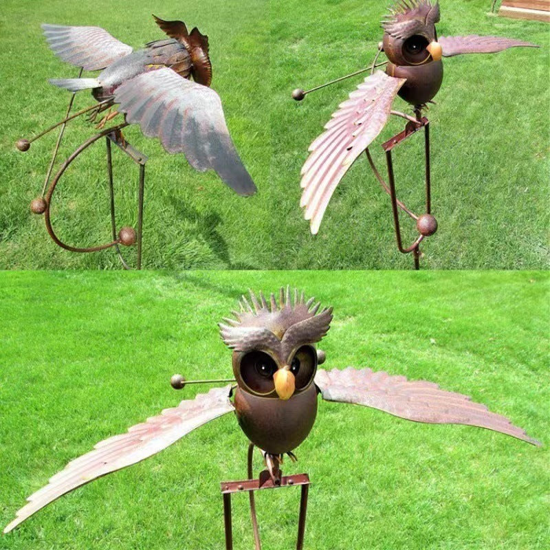 Metal Bird Simulator Yard Decor