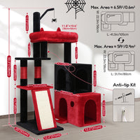 50 Inch Gothic Cat Climbing Rack