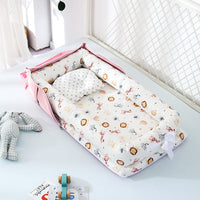 Cotton Portable Baby Crib Newborn Foldable