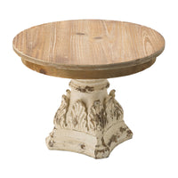 Old Column Carved Cake Stand