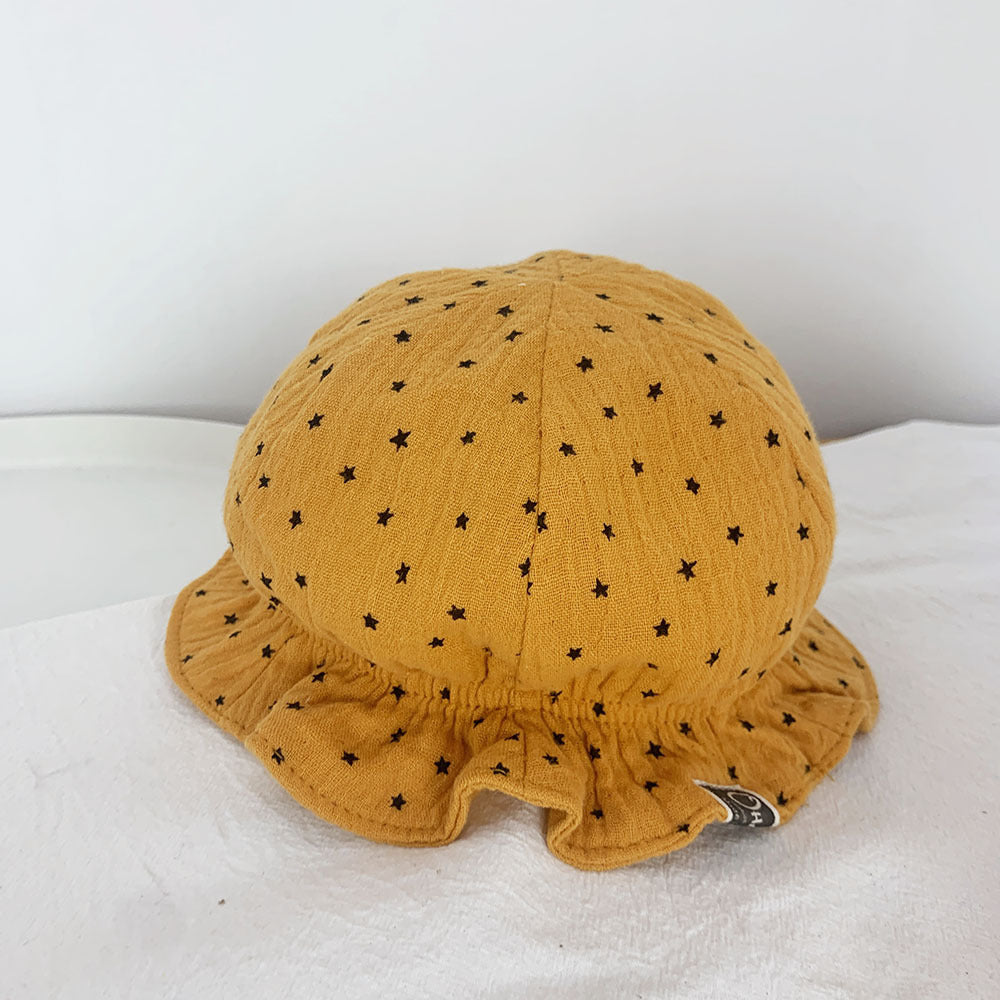 Baby Fisherman Double Polka Dot Baby Sun Hat