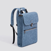 Creative Faux Leather Simple Thin Space Saving Backpack