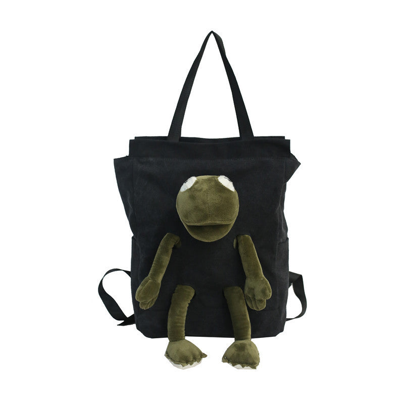 Personalized Wild Backpack Tide Frog Doll Backpack