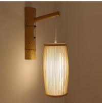 Southeast Asia bamboo plait hall lamp