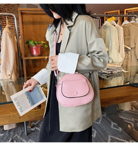 PU shoulder bag retro messenger bag