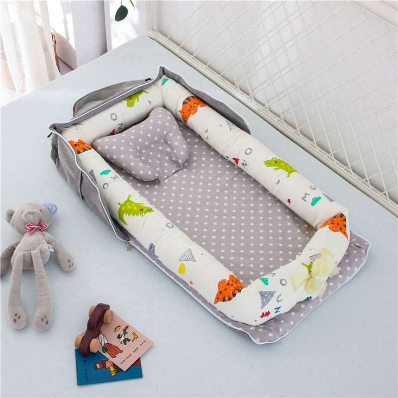 Cotton Portable Baby Crib Newborn Foldable