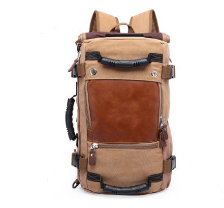 Retro Casual Large Capacity Backpack Men's Backpack Multifunction Travel Casual Backpack