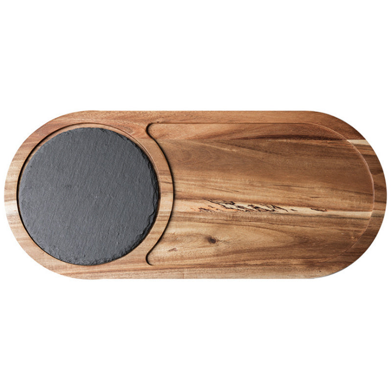 Household rock wood  board tray