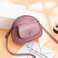 PU shoulder bag retro messenger bag