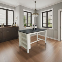 White Oak With Black MDF Top Living Room Table