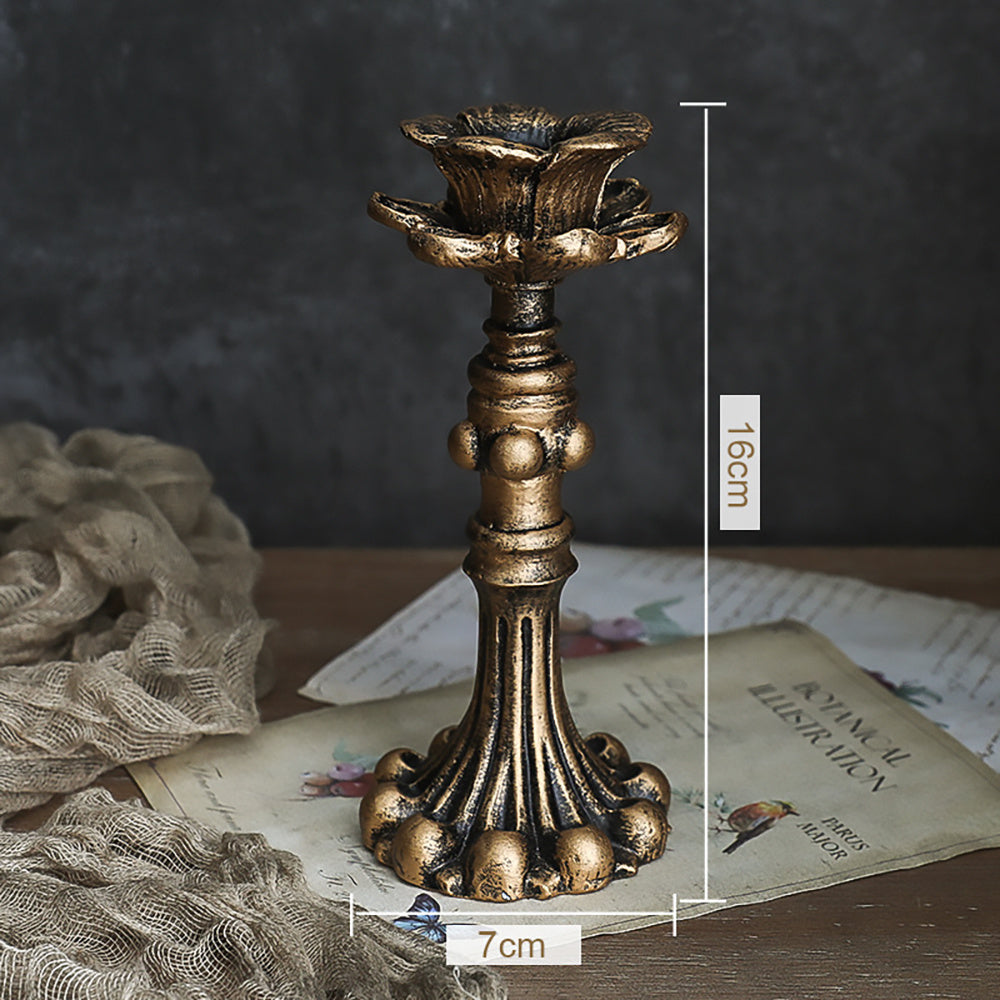 Golden Candle Holder