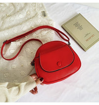 PU shoulder bag retro messenger bag