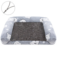 Removable And Washable Cartoon Footprint Dog House Pet Sofa