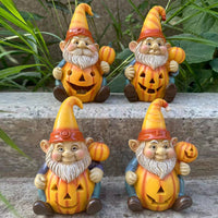 New Halloween Pumpkin Old Man Gnomes