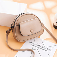 PU shoulder bag retro messenger bag