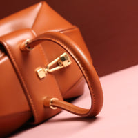 Leather fashion dumplings handbag