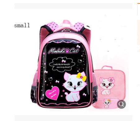 Primary school bag 6-12 year old girl backpack cute princess