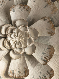 Iron Wall Distressed Three-dimensional Flower