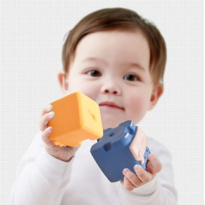 Soft Plastic Building Blocks For Infants And Young  Children