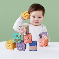 Soft Plastic Building Blocks For Infants And Young  Children