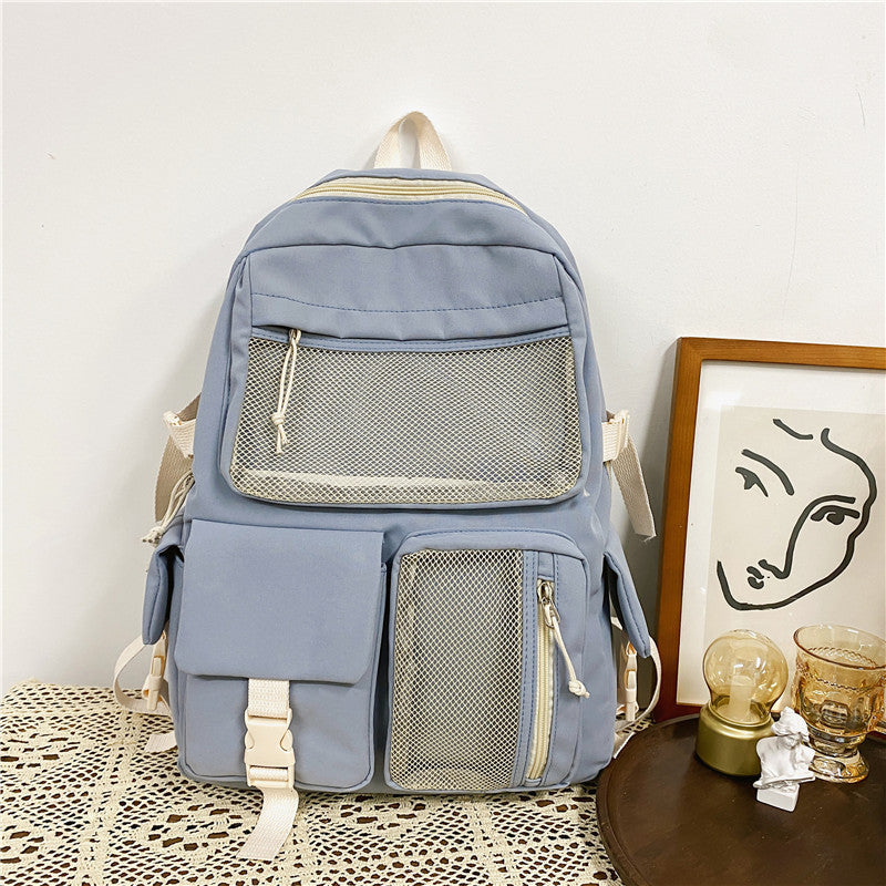 Large Capacity Backpack Multi-pocket School Bag