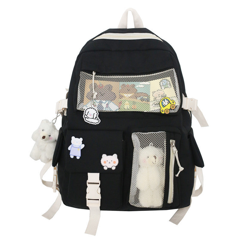 Large Capacity Backpack Multi-pocket School Bag