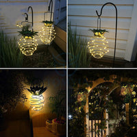 Outdoor Waterproof Garden Pineapple Solar Lights