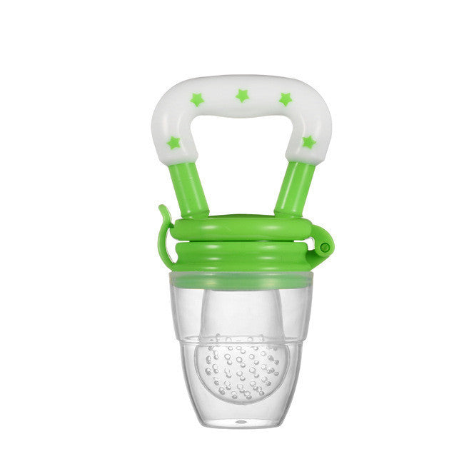 Baby Food Feeder with Pacifier Clip Holder