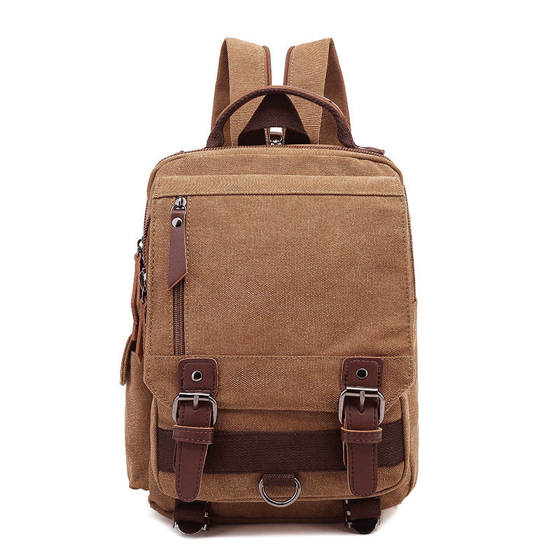 Outdoor Travel School Canvas Backpacks