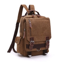 Outdoor Travel School Canvas Backpacks