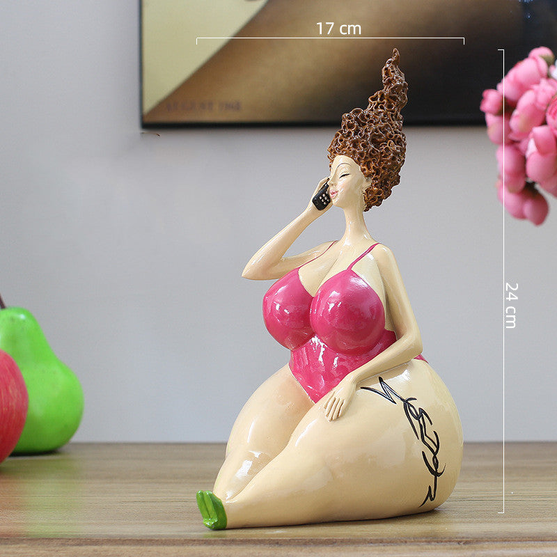 New Fat Lady Figurine