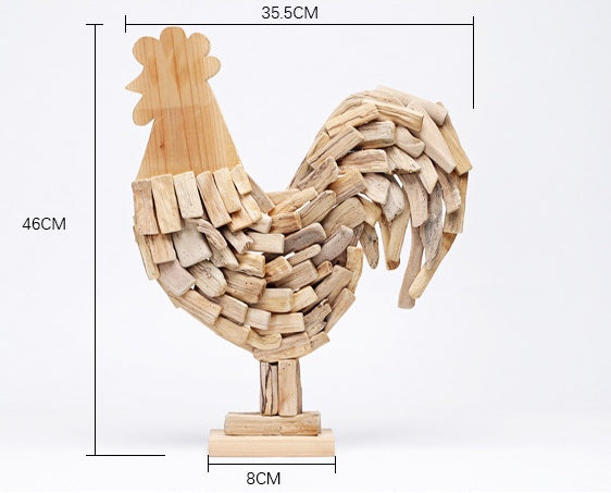 Wooden Rooster