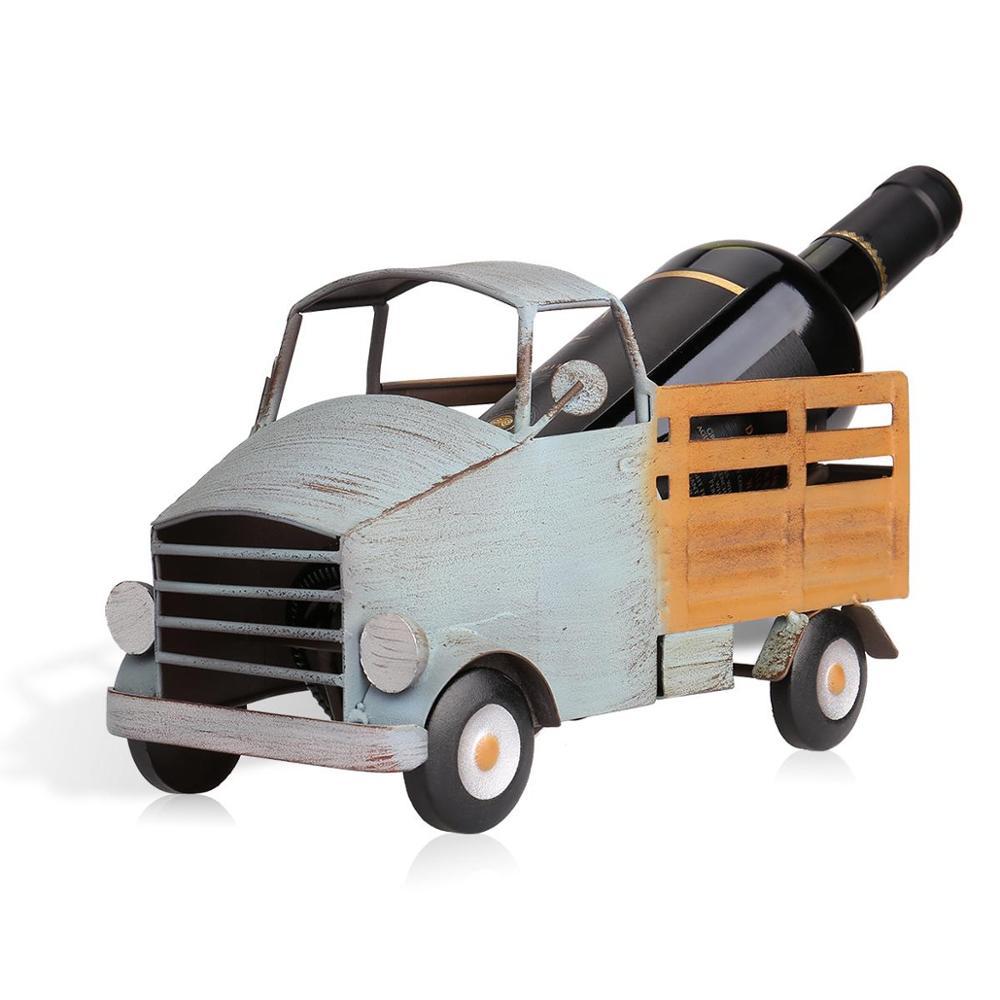 Pickup Truck Wine Rack Decoration, Creative Home Decoration, Modern Metal Decoration Crafts