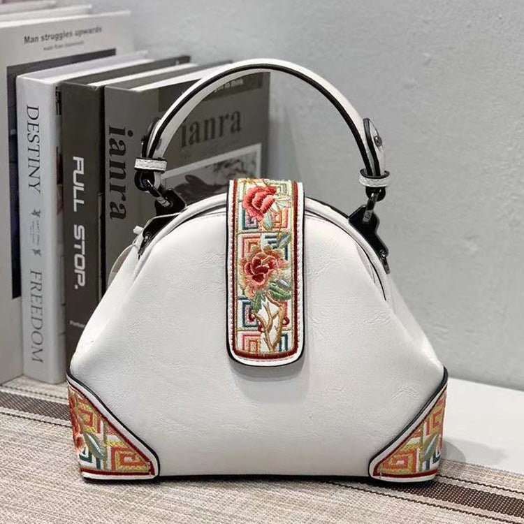 Retro Style Embroidery Collocation Cheongsam Portable Messenger Shoulder Bag