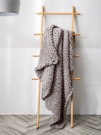 Woven Blanket Chenille Stick Knitted Blanket