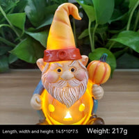 New Halloween Pumpkin Old Man Gnomes