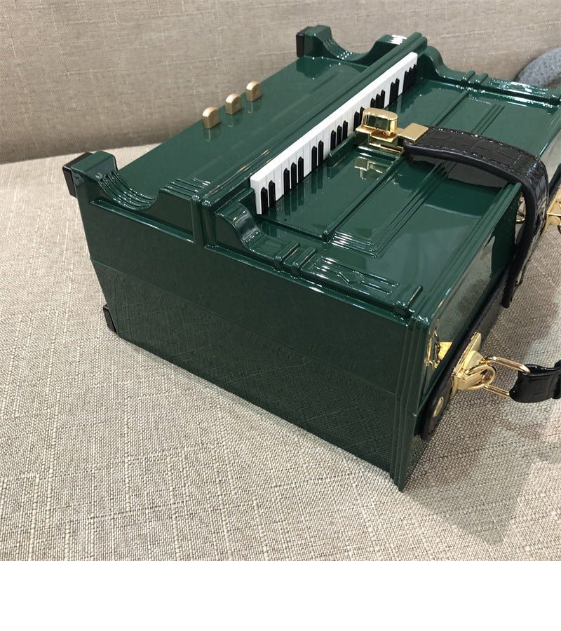 Piano Acrylic Box Shoulder Crossbody Small Square Bag