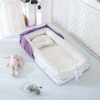 Cotton Portable Baby Crib Newborn Foldable