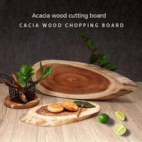 Log Vegetable Cutting Board Stump