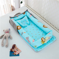 Cotton Portable Baby Crib Newborn Foldable