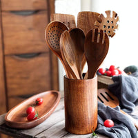 Wooden Kitchenware Suit