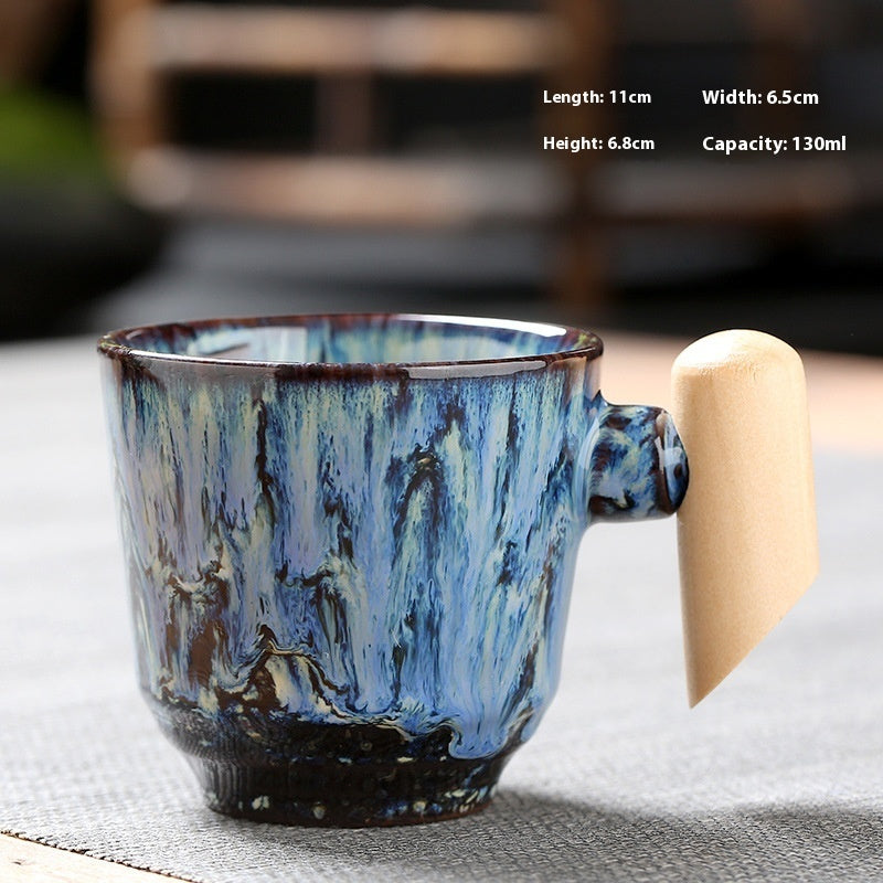 Wooden Handle Ceramic Cup Dahuaware