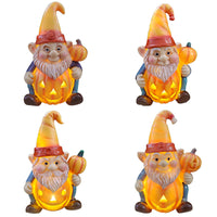 New Halloween Pumpkin Old Man Gnomes