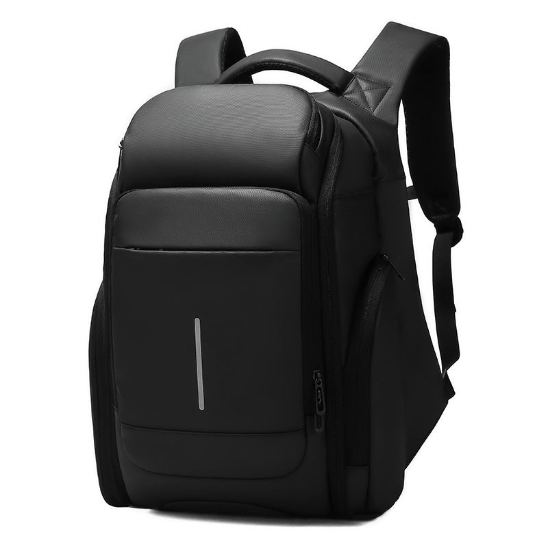 Business commuter backpack PVC multi-function large-capacity