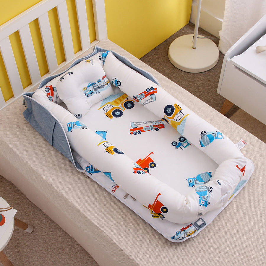 Cotton Portable Baby Crib Newborn Foldable