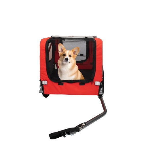 Outdoor Heavy Duty Foldable Utility Pet Stroller Dog Carriers Bicycle Trailer